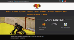 Desktop Screenshot of hockeybassano.it
